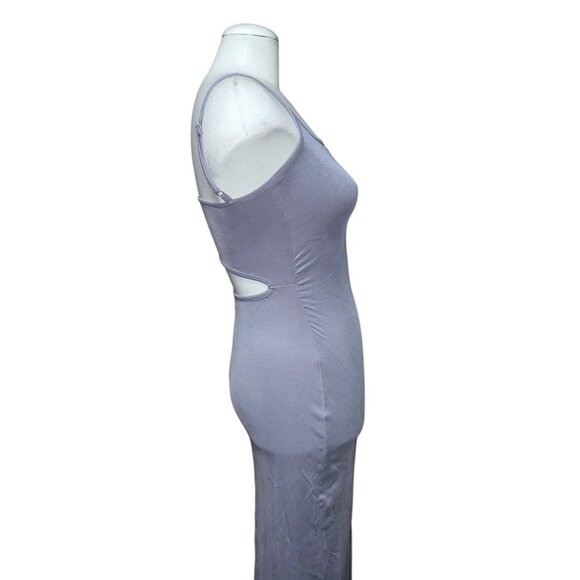 OGL Sustainable Maxi Dress With Adjustable Straps XS Lavender Cut-Out Back Desig - Picture 11 of 14